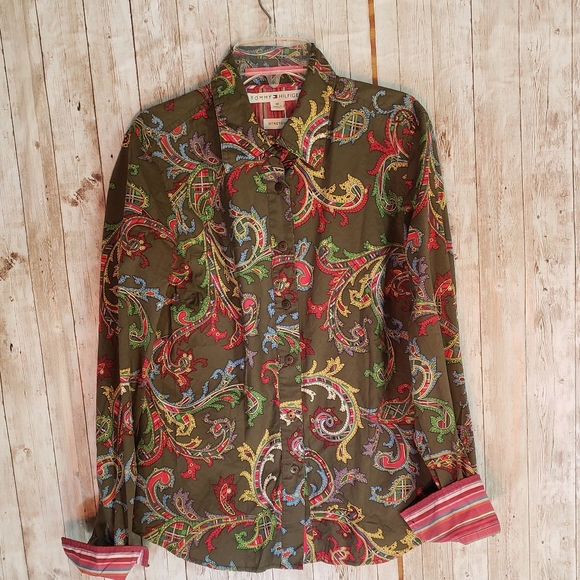 Tommy Hilfiger Pasley Print button down shirt - Picture 7 of 9